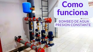 ¿CÓMO TENER BUENA PRESIÓN DE AGUA EN TU HOGAR CON ESTE SISTEMA DE BOMBEO POR PRESIÓN CONSTANTE ?