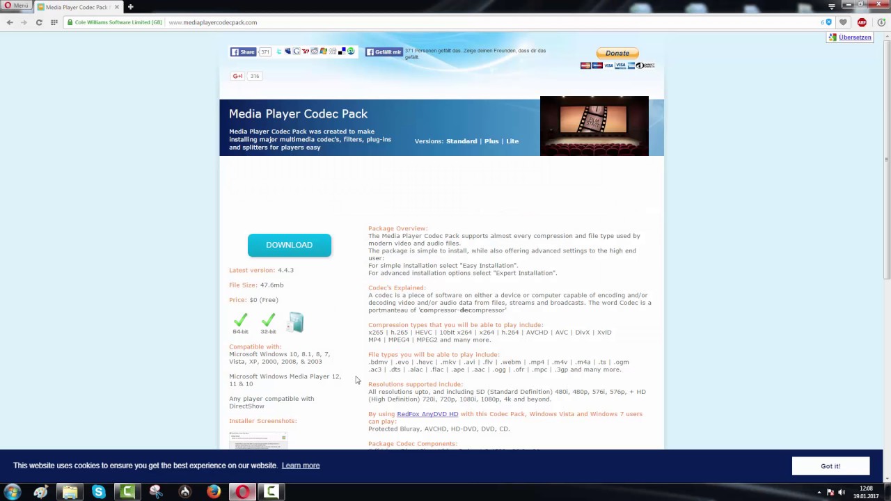 Windows Mediaplayer Codec Pack Youtube