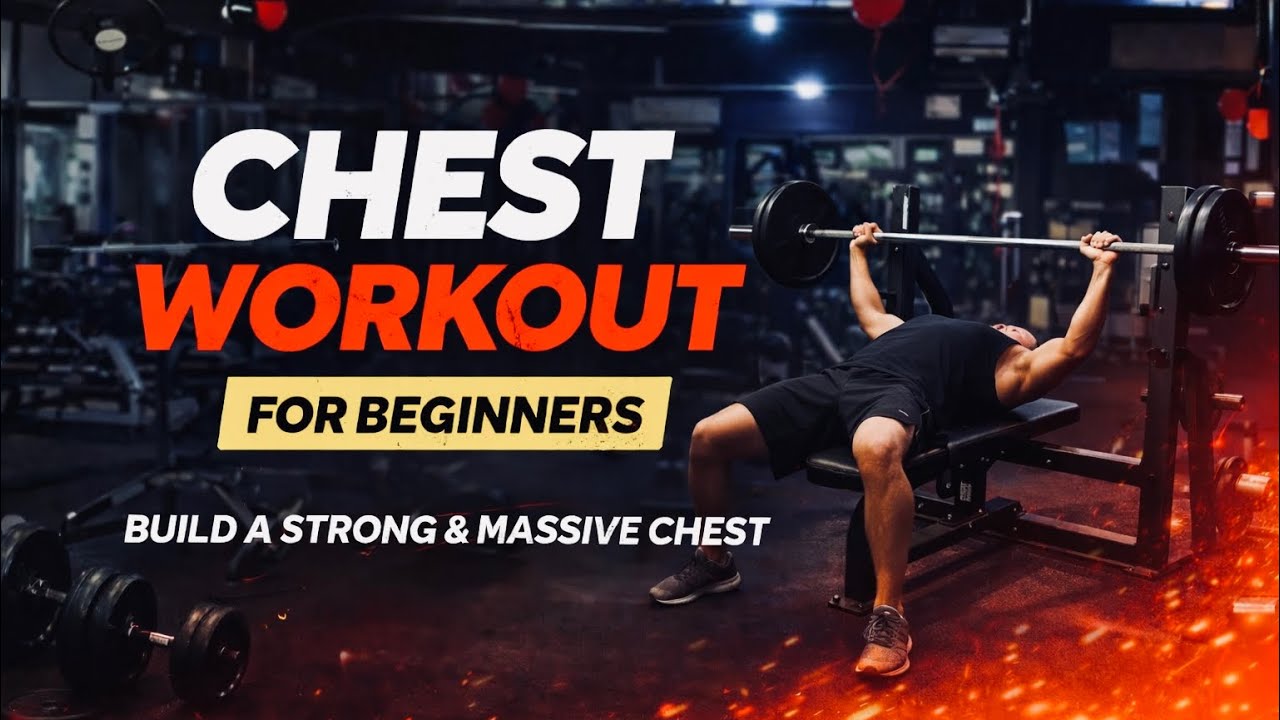 Beginner Chest Workout - How to Build Big Chest - YouTube