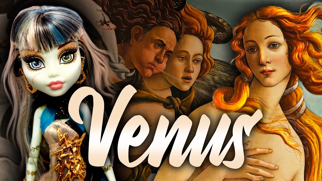 РОЖДЕНИЕ ВЕНЕРЫ / Я СДЕЛАЛ КУКЛУ БОГИНИ ВЕНЕРЫ / Перекраска куклы Monster High от Poppen Atelier