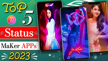Top 5 status maker app 2023 | top 5 whatsapp status maker apps 2023 | best status maker app