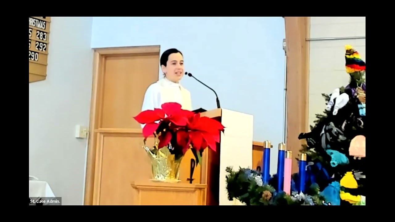 Gospel and sermon for January 1, 2023.