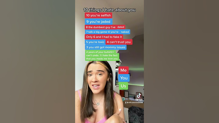 SING WITH ME CHALLENGE! 10 THINGS I HATE ABOUT YOU #shorts
