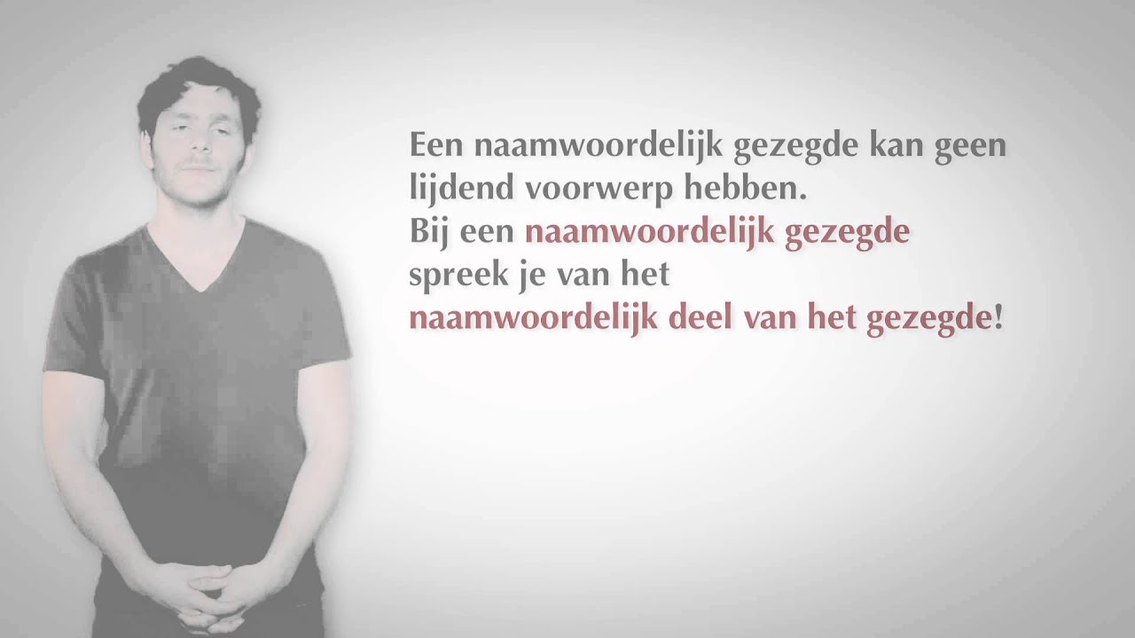 18 Naamwoordelijk gezegde 1 V2 h264