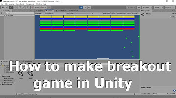 1 - How to make breakout game in Unity