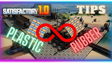 Rubber and Plastic Loop - Easy BUILD GUIDE in Satisfactory 1.0  | Tips and Tricks |