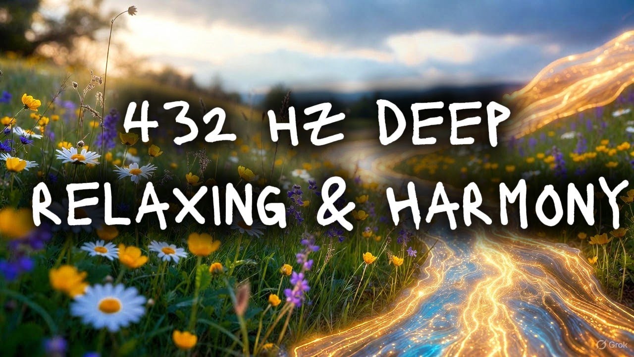 432 hz deep relaxing & meditation - YouTube