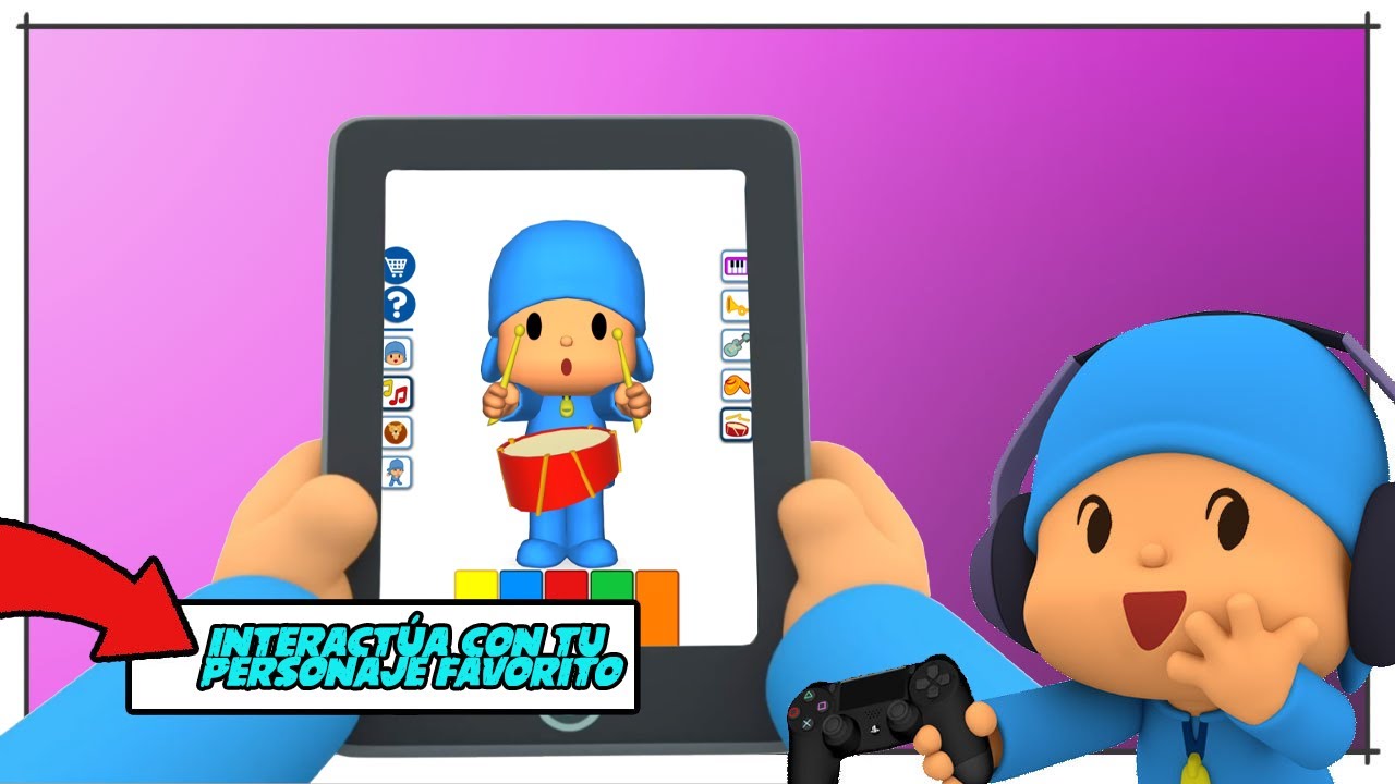 🎮 POCOYÓ GAMEPLAY - INTERACTÚA con tu PERSONAJE FAVORITO [ Talking Pocoyó ] | JUEGOS para niños