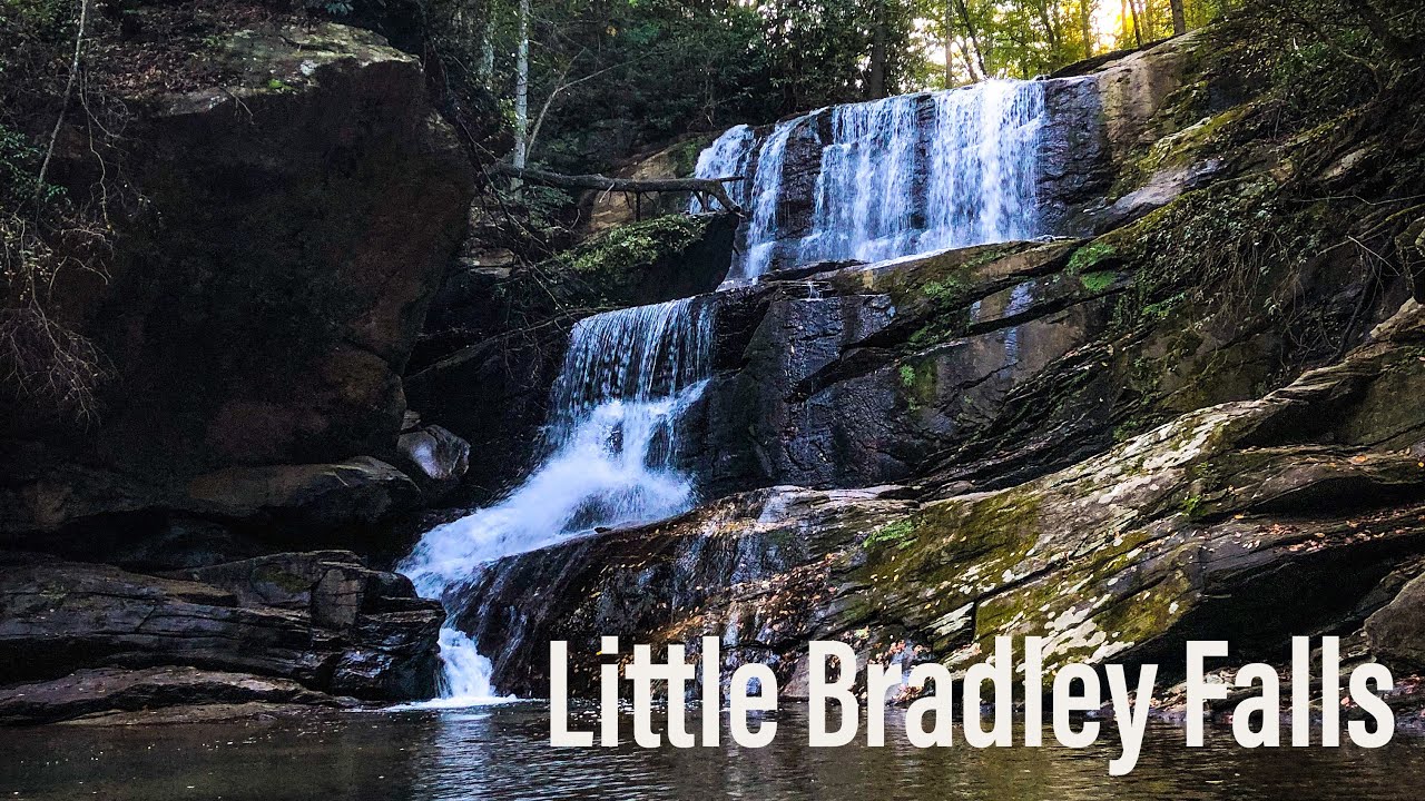 Hiking to a Hidden North Carolina Waterfall - Little Bradley Falls