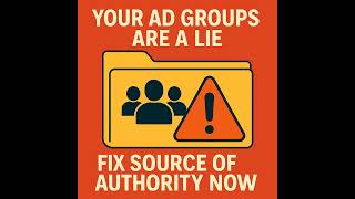 Entra ID Source of Authority: fix your AD group ownership before it breaks governance