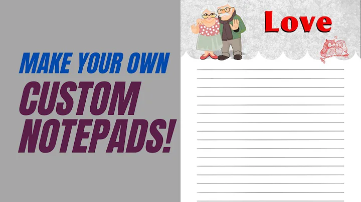 Easily Create Custom Notepads in Powerpoint-Step b...