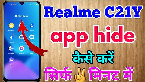 Realme c21y App Hide Kaise Kare | Realme c21y Hide Apps #realmec21y