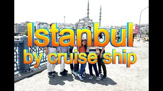 1 day in Istanbul by cruise ship with kids. July 2023, Hagia Sophia, Grand Bazaar, Galata Port