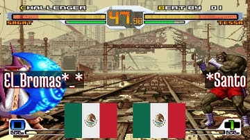 FT5 @svcsplus: El_Bromas*_* (MX) vs *Santo (MX) [SNK vs Capcom Chaos Super Plus svc Fightcade] Jul 4