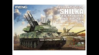 1/35 MENG ロシア ZSU-23-4 シルカ 自走高射機関砲 モンモデル