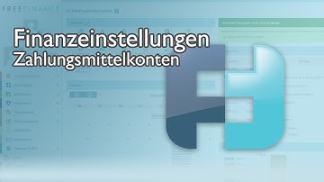 [VERALTET] FreeFinance - Finanzeinstellungen: Zahlungsmittelkonten