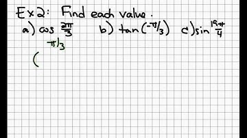 5.2 Trigonometric Functions of Real Numbers