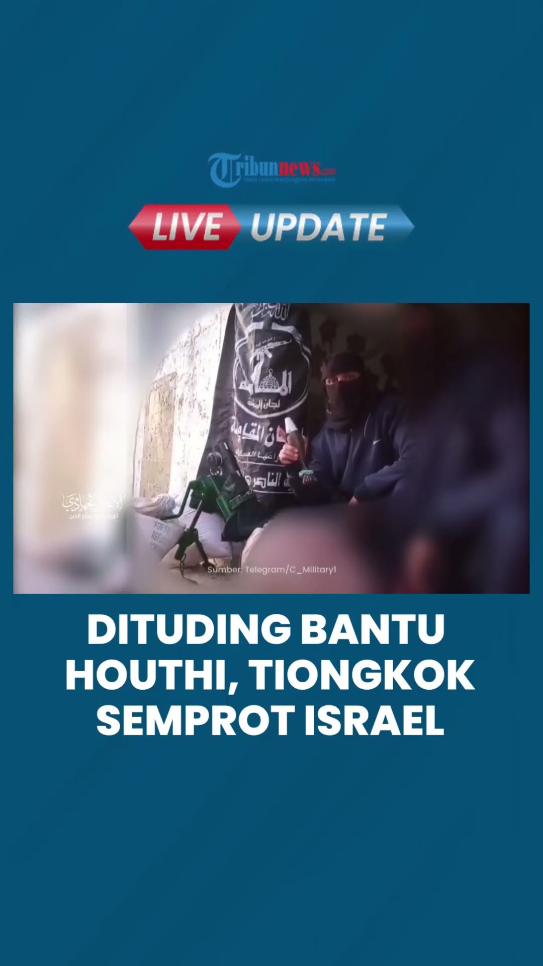 Media Israel Disemprot Kedubes Tirai Bambu karena Tuduh Tiongkok Bantu Distribusi Senjata ke Houthi