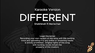 Shekhinah  Different Ft Mariechan karaoke Version