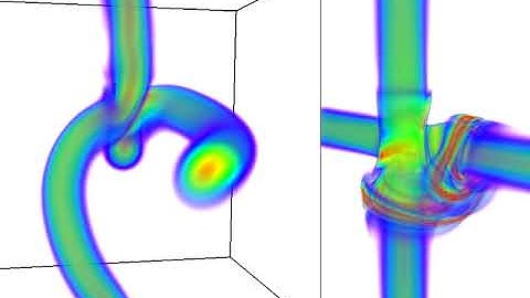 Reconnection of vortex tubes in Eulerian and Lagrangian coordinates