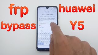 تخطي حساب جوجل اكاونت هواوي (frp bypass Huawei Y5 (AMN-LX9