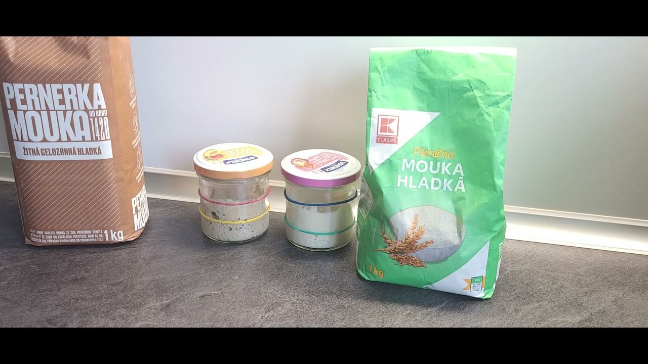 Kváskový chleba pro začátečníky od úplného začátku 5. díl. založení kvásku dokončení.