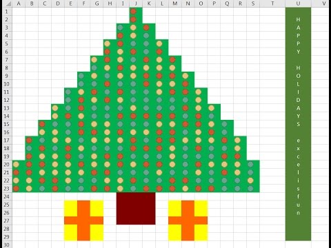 Christmas Tree Chart Excel