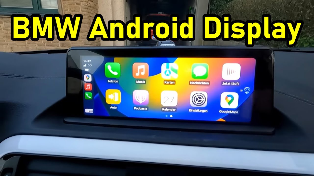 BMW Android Display 8,8 Umbau DIY F20 F21 F22 F23 LCI2 