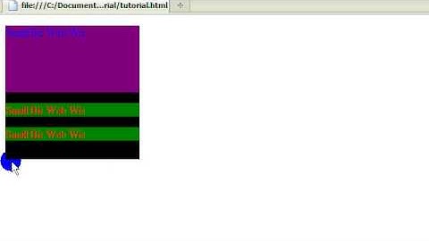 Tutorial: Web Design Basics - Floating Divs
