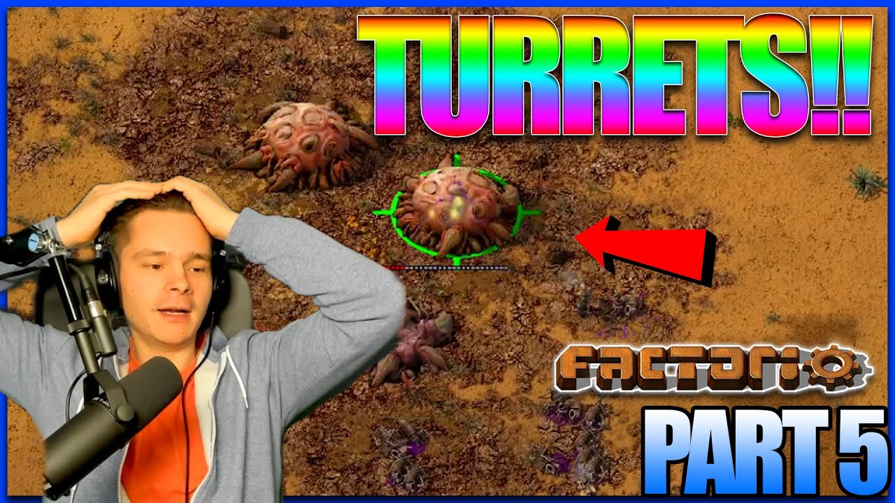 TURRETS!!! | Let's play Factorio | Factorio 2022 gameplay | Part 5 ...