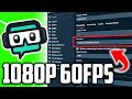 Best Streamlabs OBS Settings for Streaming 1080p 60fps | Encoder, Bitrate, Upload Speed, Presets