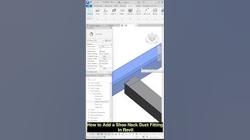 Revit Duct Fittings | #shorts