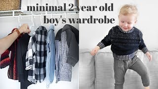 My 2 Year Old Boys Entire Wardrobe Minimal Try On For Fallwinter