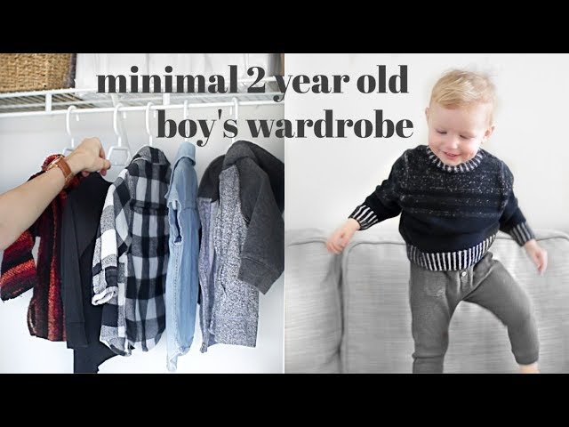 My 2 Year Old Boys ENTIRE WARDROBE | Minimal & Try On For Fall/Winter!