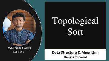 Topological Sort | Data Structure & Algorithm | Bangla Tutorial