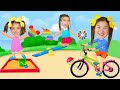 MILENINHA APRENDE BRINCAR COM AMIGOS | História Engraçada sobre Brinquedos | Video Compilation
