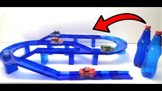 DIY Magic track with magic cars from plastic bottles