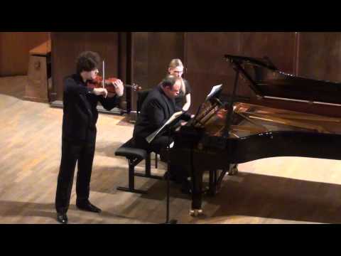 Ivan Pochekin (violin), Alexander Ghindin (piano). Johannes Brahms-Violin Sonata No.1, Op. 78