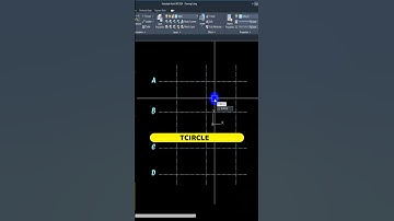 AutoCad trick command TCIRCLE  Ep.01 #autocad