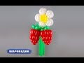 Ягода Малина из шаров / Raspberries of balloons, video tutorial