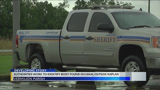 Body found in Vermilion Parish canal Friday unidentified