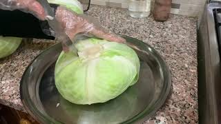 اسهل طريقة لسلق الملفوف  الكرنب  Ways to boil cabbage easily