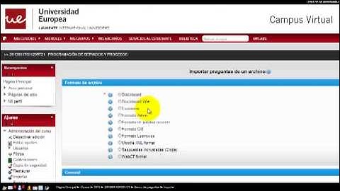 Importar cuestionario Aiken en Moodle