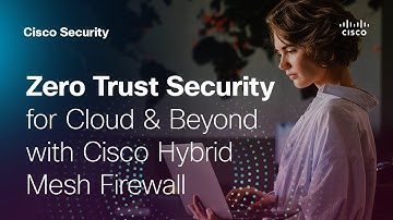 Zero Trust Security for Cloud & Beyond with Cisco Hybrid Mesh Firewall