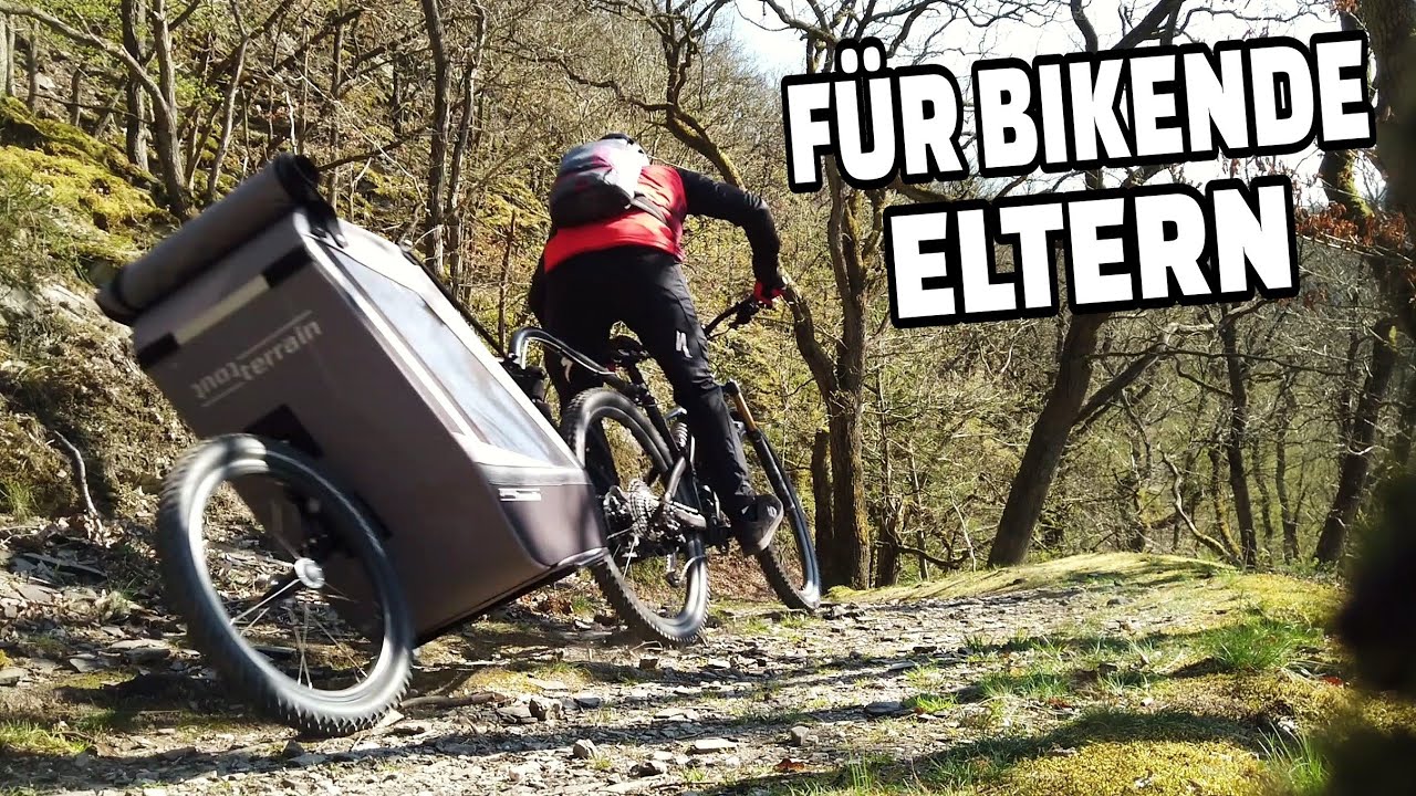 New Update MTB Tour mit Fahrrad-Anhänger - Wie lässt es sich fahren? | Für alle Biker Mamas \u0026 Papas | Leo Kast