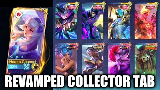 REVAMPED COLLECTOR TAB WITH EXCLUSIVE REWARDS