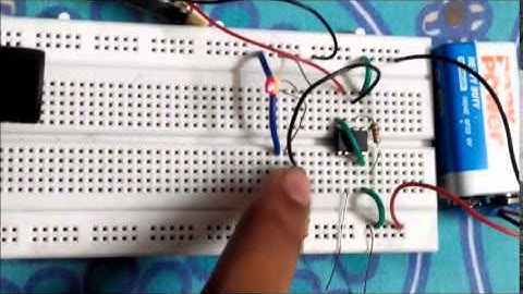 Project #4 Using IC555 Laser security system