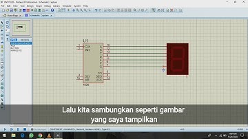 SIMULASI 7 SEGMENT MENGGUNAKAN PROTEUS// GAMPANGGGGGGG EY!!!