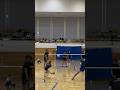 リベロの執念🔥 #volleyball #バレーボール #haikyuu #ハイキュー #混合バレー #libero #flying #receive #reception #fyp