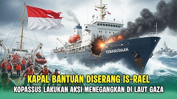 GEMPAR❗ KAPAL BANTUAN KE GAZA DISERANG TENTARA ISRAEL, KOPASSUS DAN HANTU RIMBA LAKUKAN INI?